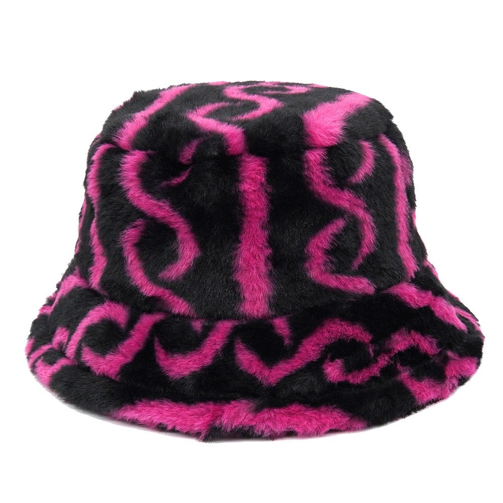 Assorted Faux Fur Bucket Hat