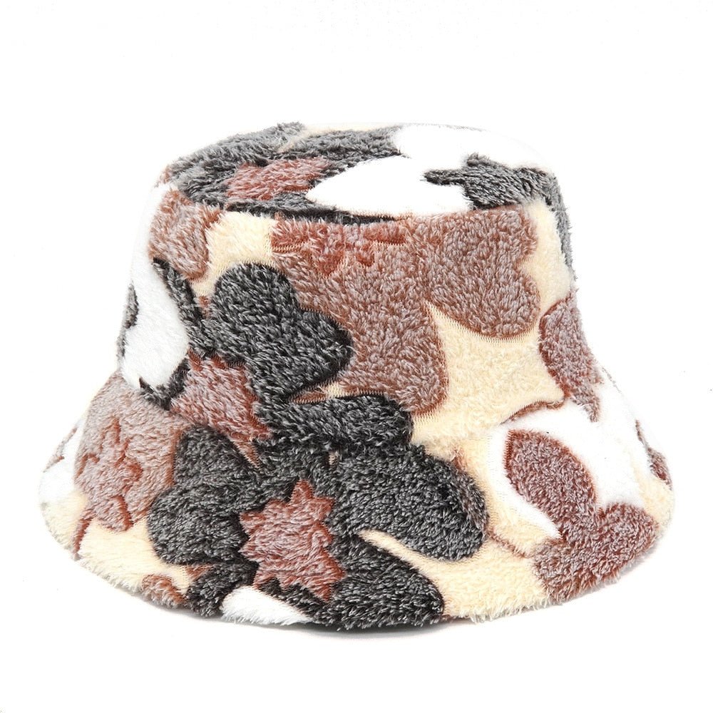 Assorted Faux Fur Bucket Hat