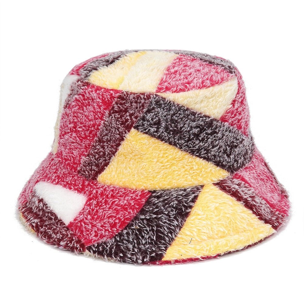 Assorted Faux Fur Bucket Hat