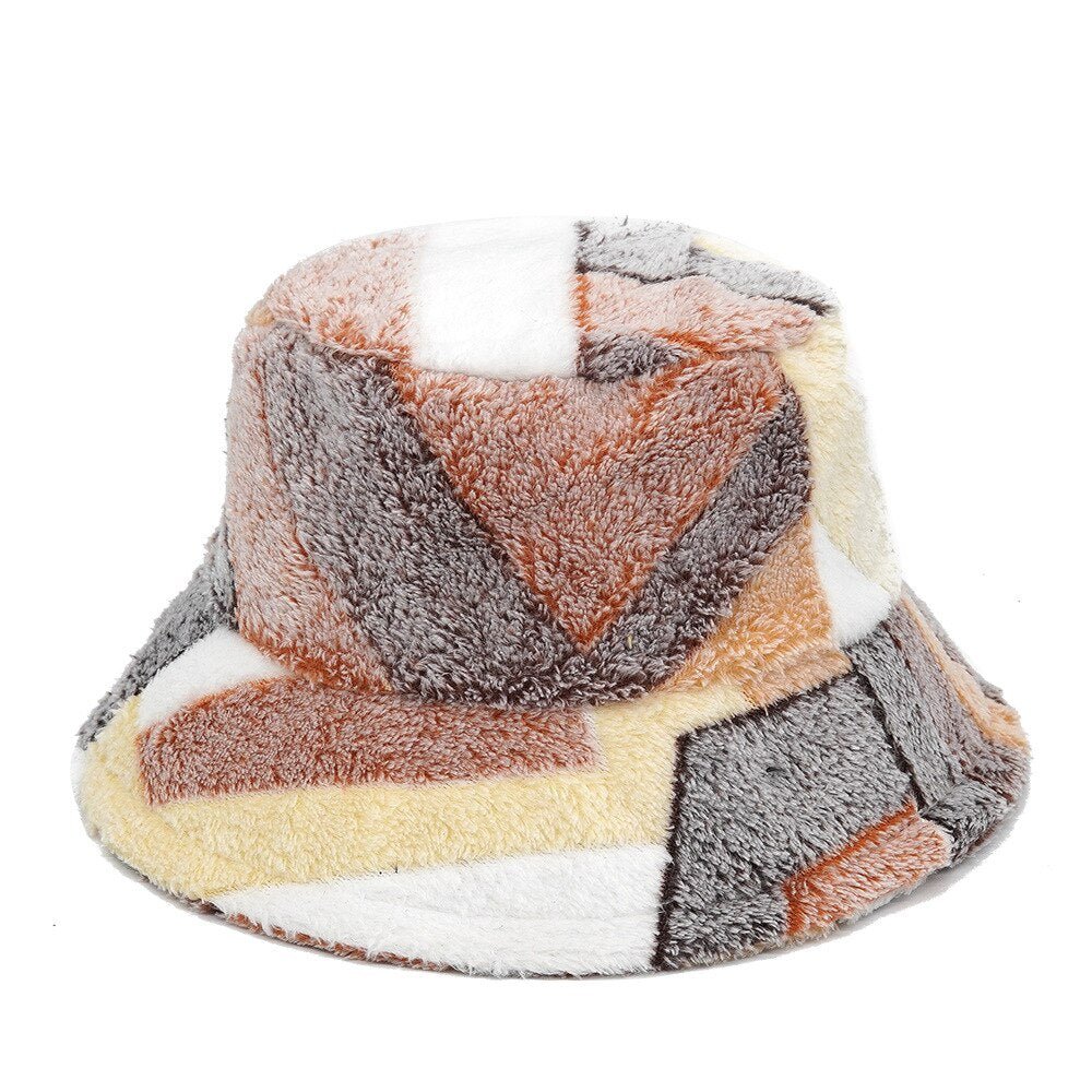 Assorted Faux Fur Bucket Hat