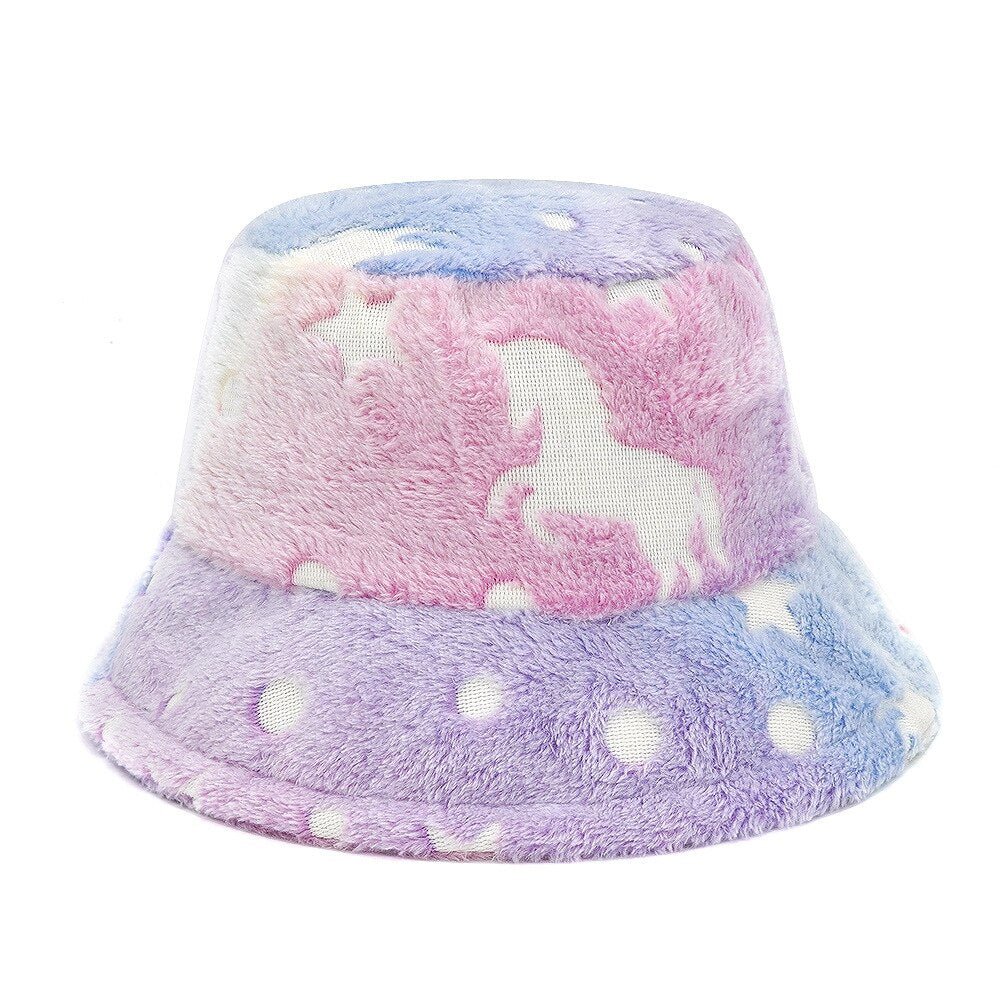 Assorted Faux Fur Bucket Hat