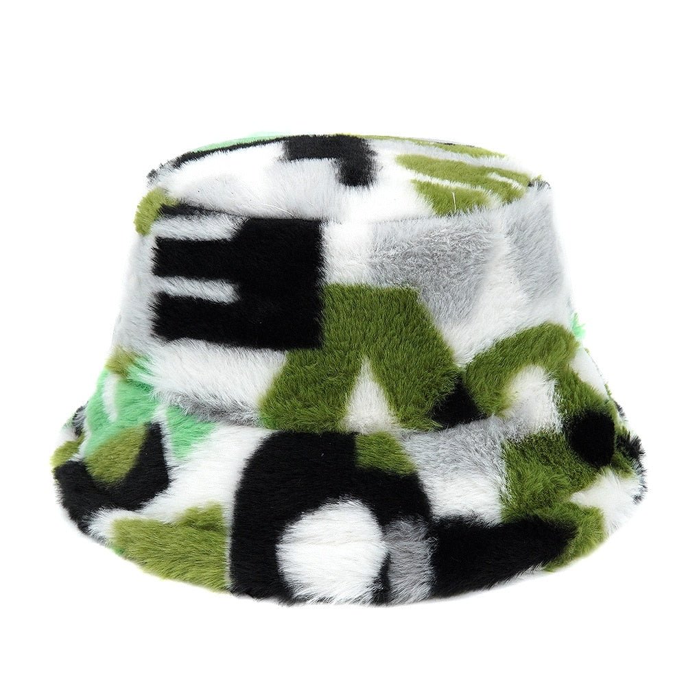 Assorted Faux Fur Bucket Hat