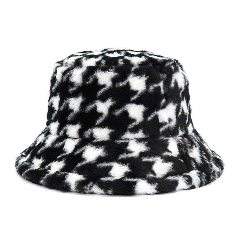 Assorted Faux Fur Bucket Hat