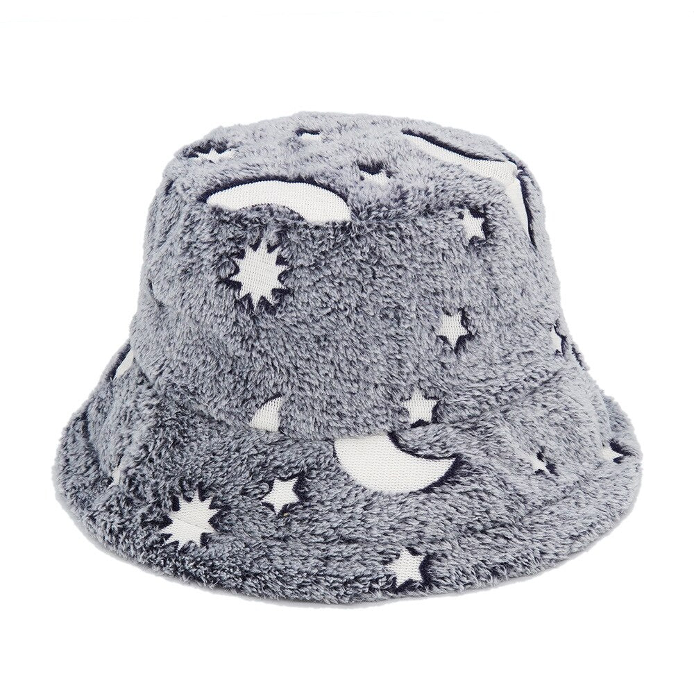 Assorted Faux Fur Bucket Hat