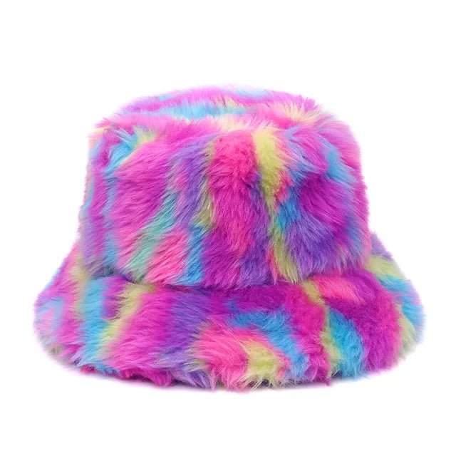 Assorted Faux Fur Cloche Hat