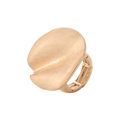 Assorted Matte Gold Adjustable Rings