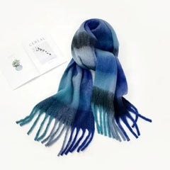 Assorted Plaid Fringe Scarves