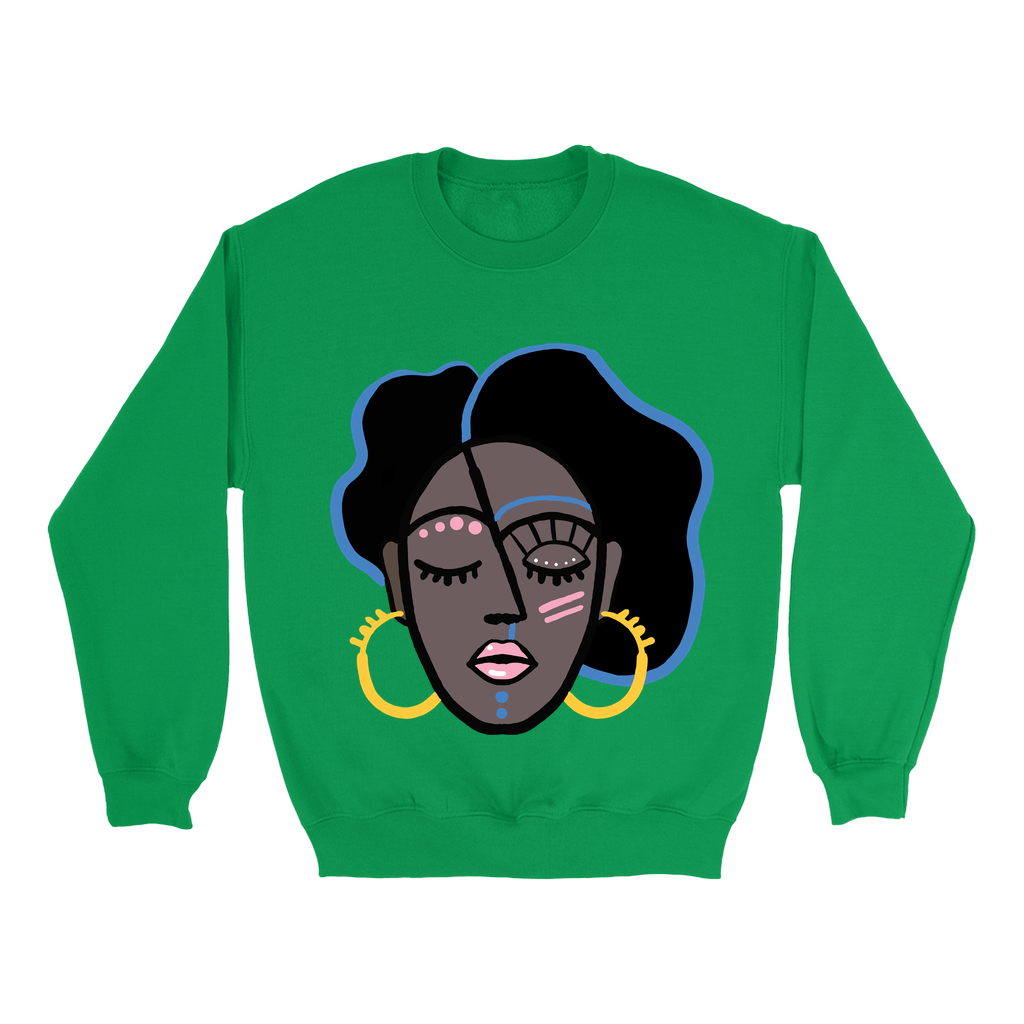 Mocha Afro Blush Sweatshirt