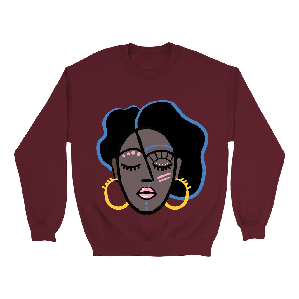 Mocha Afro Blush Sweatshirt