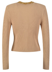 Pre Order:  Beaded Sequined Knit Cardigan