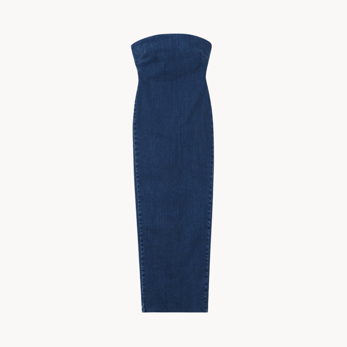 Pre Order:  Backless Strapless Denim Dress