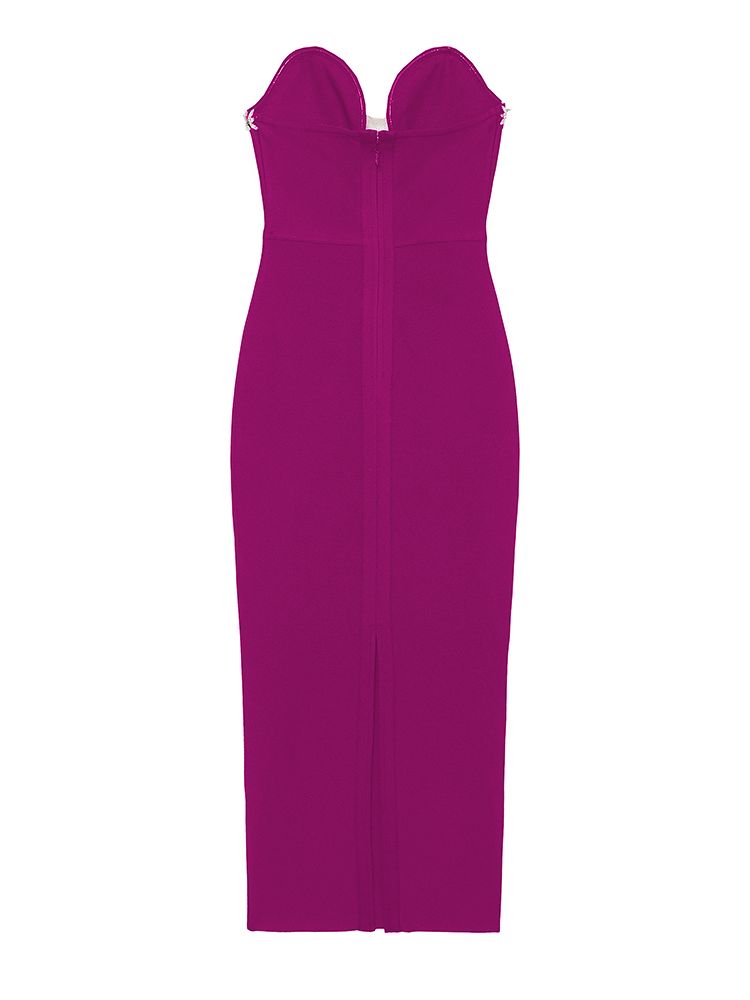 Pre Order:  Bejeweled Backless Evening Dress