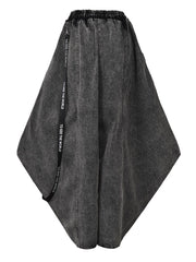 Pre Order:  Black Denim Harem Pants - @irregular_wear