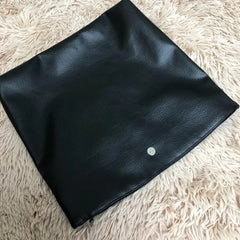 Pre Order:  Black Soft Vegan Leather Clutch