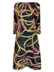 Pre Order:  Black Swirls Dress