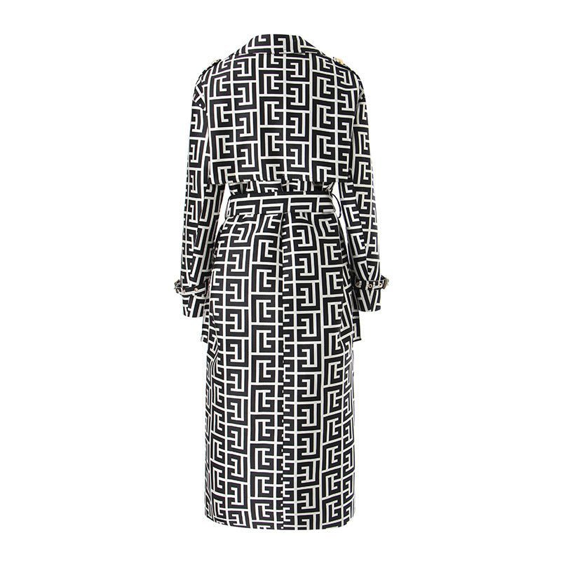 Pre Order:  Black + White Fall Coat