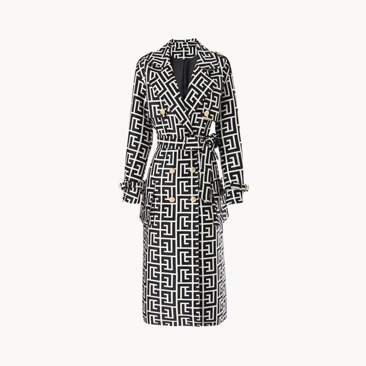 Pre Order:  Black + White Fall Coat