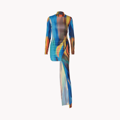 Pre Order:  Blaze Asymmetrical Dress - @theestylishp