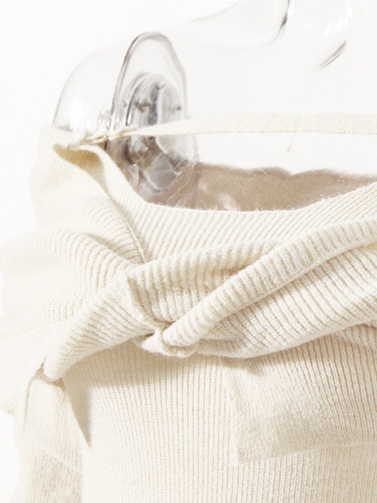 Pre Order:  Bright Off Shoulder Knit Dress