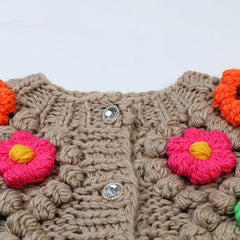 Buttercream Floral Loose Sweater