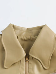 Butterfly Collar Two Tone Jacket