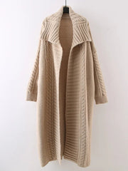 Buttonless Loose Fit Knit Cardigan