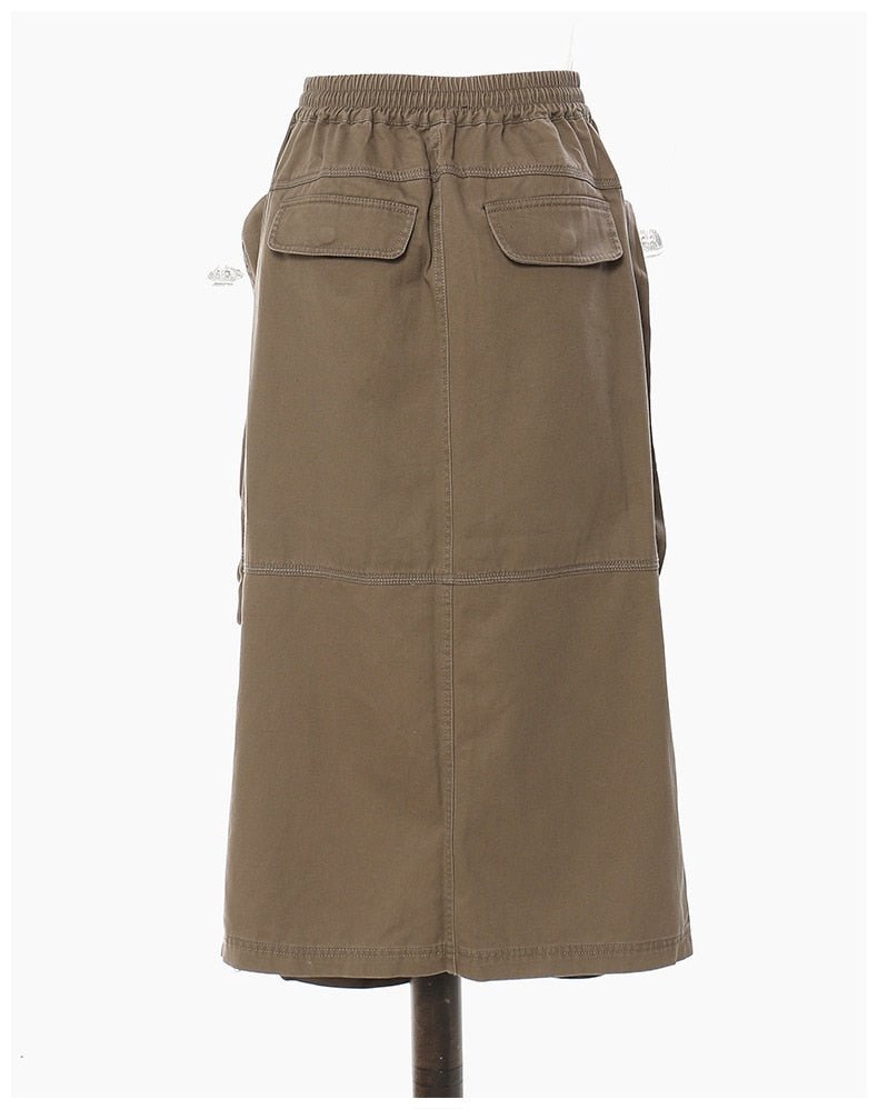 Oversized Front Pockets Cargo Skirt - @elysse.sheree