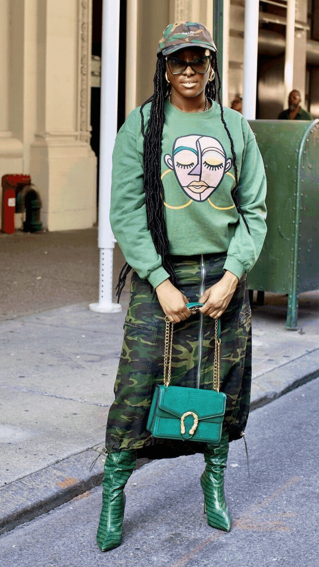 Oversized Front Pockets Cargo Skirt - @phenomenalkat