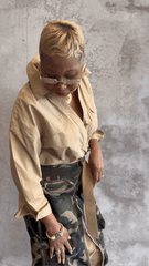 Oversized Front Pockets Cargo Skirt - @cinfulooks