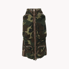 Oversized Front Pockets Cargo Skirt - @mocha-leila03