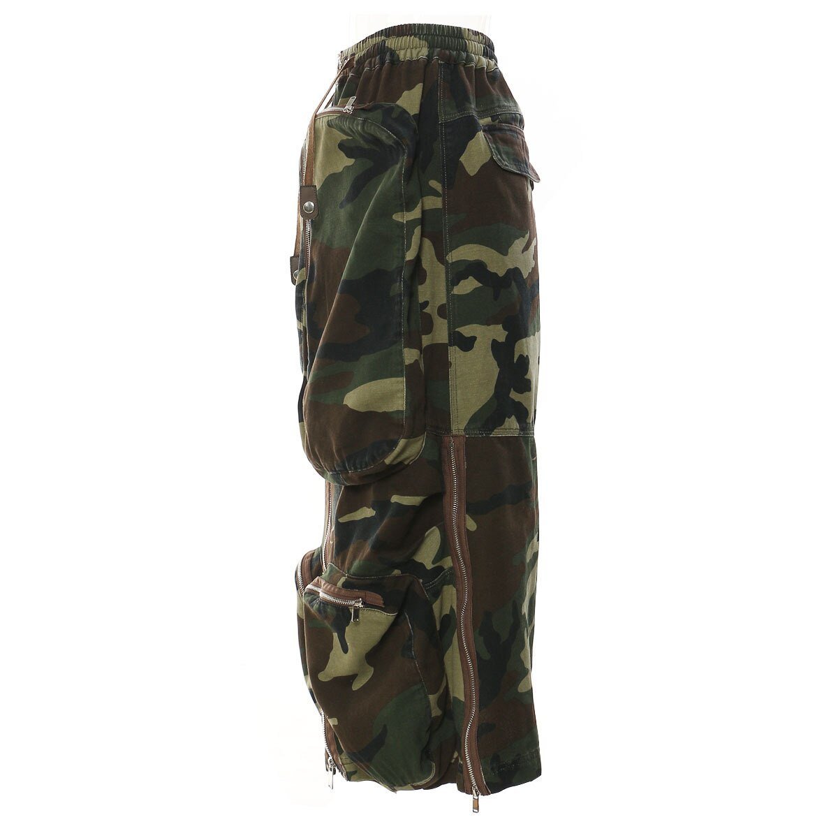 Oversized Front Pockets Cargo Skirt - @mocha-leila03