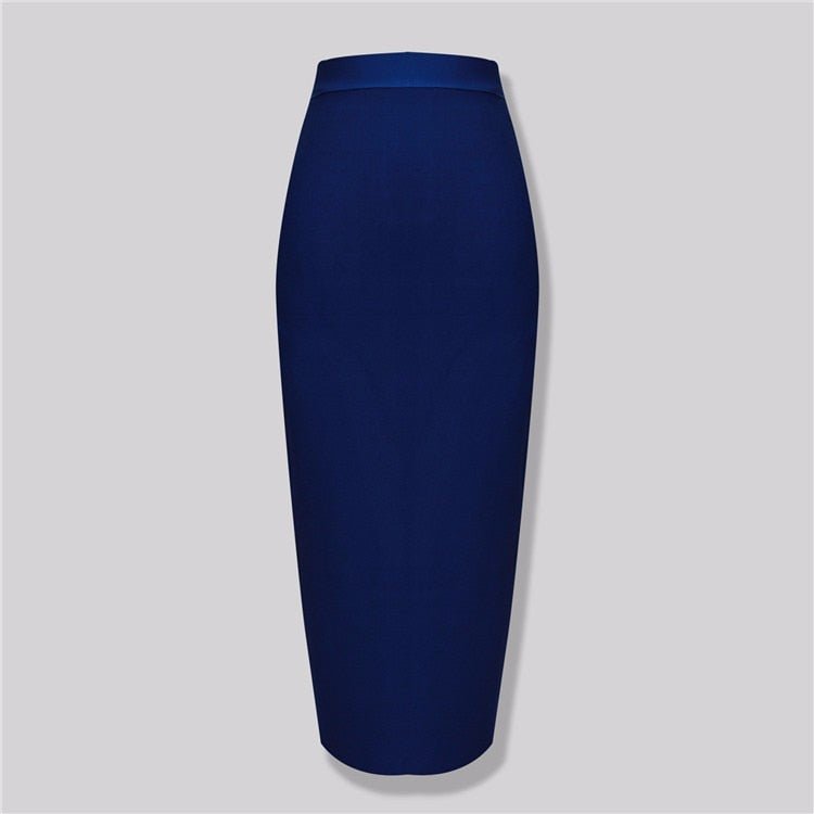 Candy Color Bandage Pencil Skirt