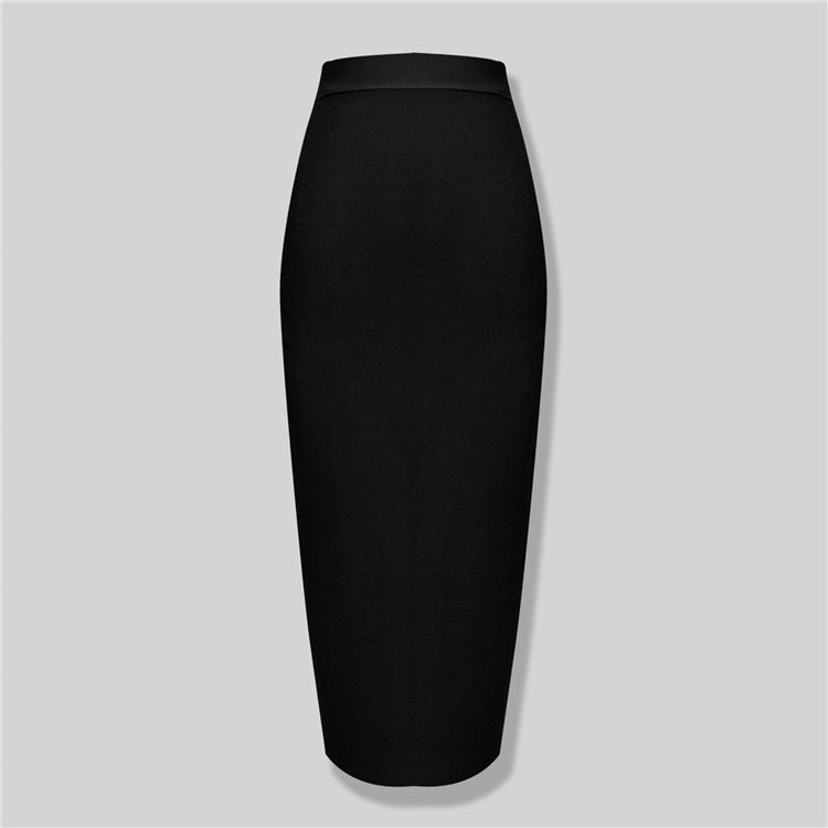 Candy Color Bandage Pencil Skirt