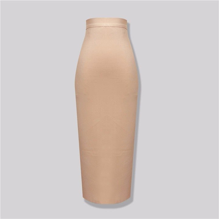 Candy Color Bandage Pencil Skirt