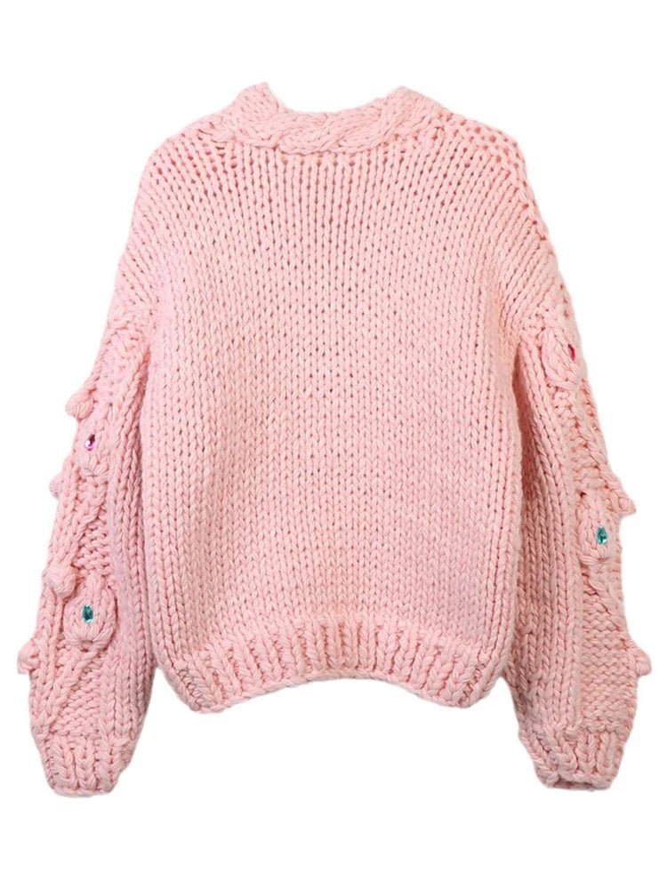 Candy Jewels Warm Knit Sweater