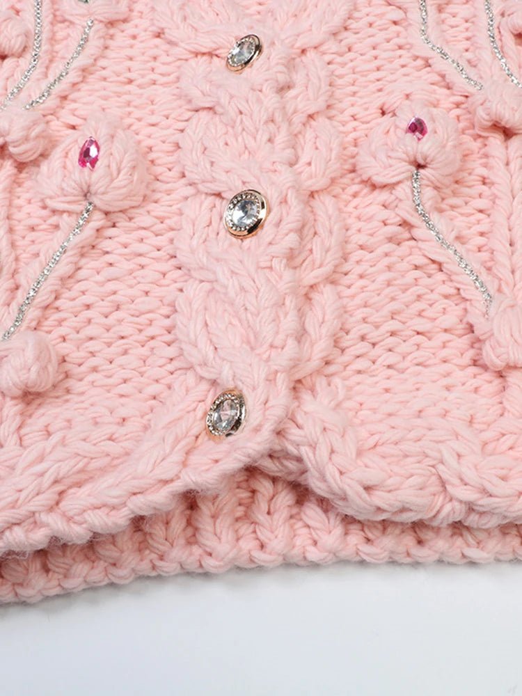 Candy Jewels Warm Knit Sweater