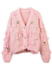 Candy Jewels Warm Knit Sweater