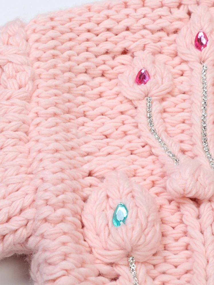 Candy Jewels Warm Knit Sweater