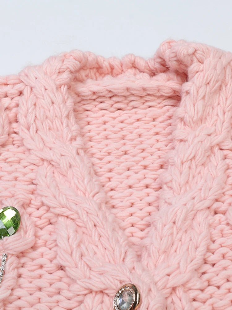 Candy Jewels Warm Knit Sweater