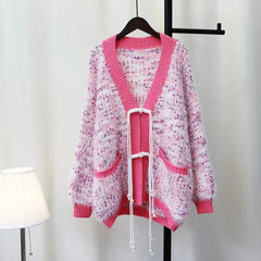 Candy Sprinkles Bead Tassels Knit Sweater