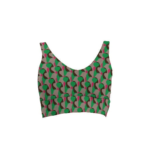 Ubuso Green Sports Bra