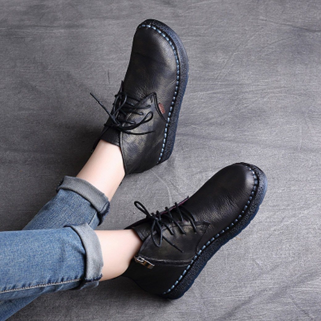 Cozy Autumn Winter Retro Handmade Boots Women 35-42