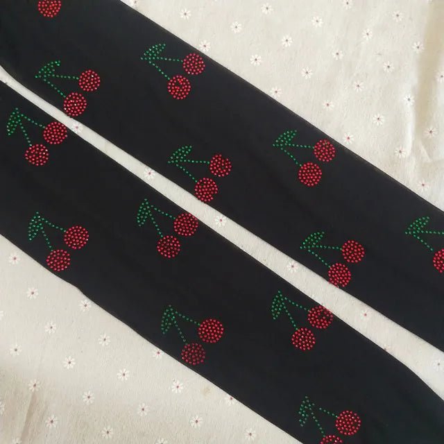 Cherries Sheer Pantyhose
