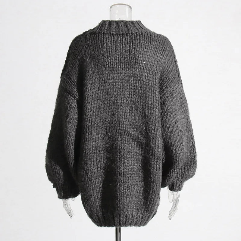 Classic Bat Sleeve Knit Sweater