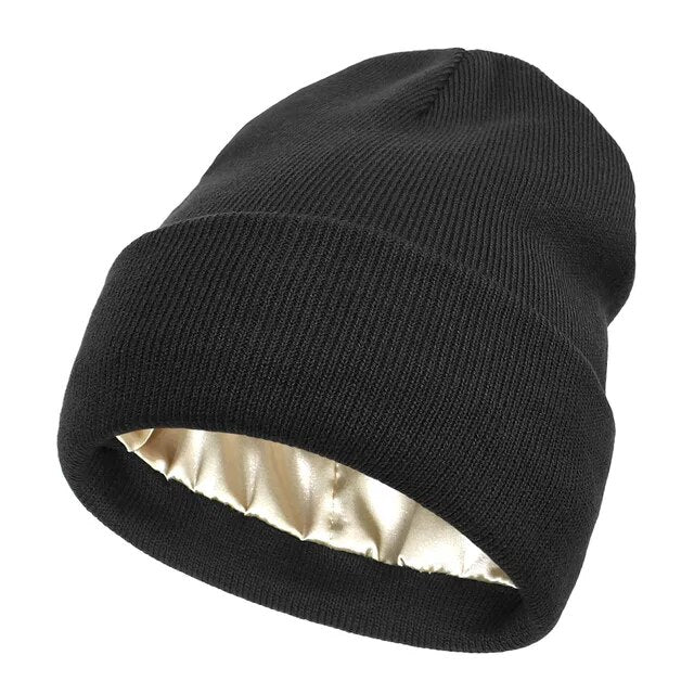 Satin Lined Warm Beanie