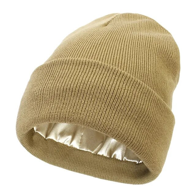 Satin Lined Warm Beanie