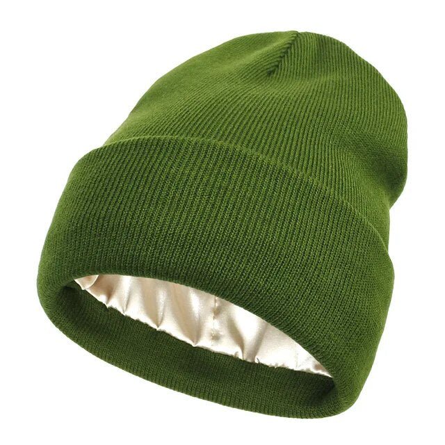 Satin Lined Warm Beanie