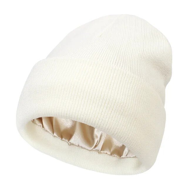 Satin Lined Warm Beanie