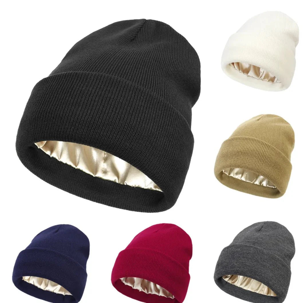 Satin Lined Warm Beanie