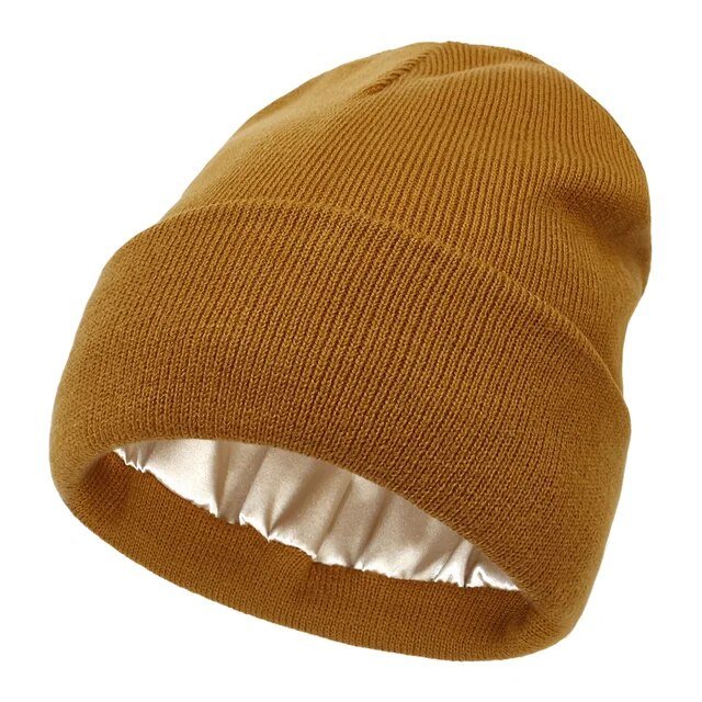 Satin Lined Warm Beanie